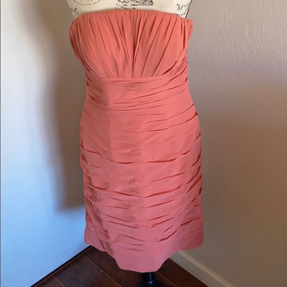 Bill Levkoff Brand New Strapless Dress Feminine Party Event Formal Wedding Guest
